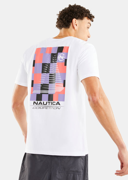 Nautica Competition Locker T-Shirt - White - Back