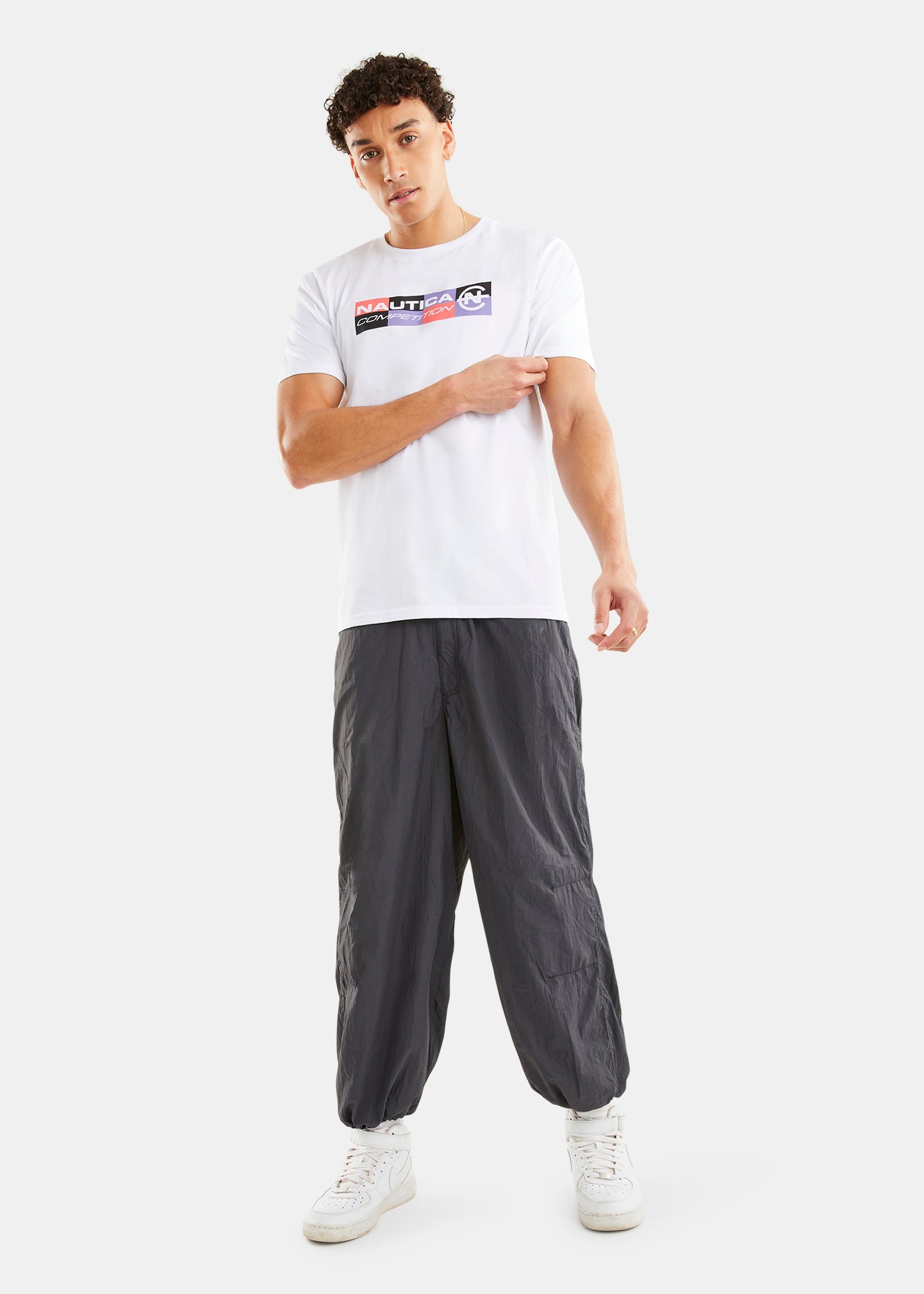 Nautica Competition Locker T-Shirt - White - Full Body