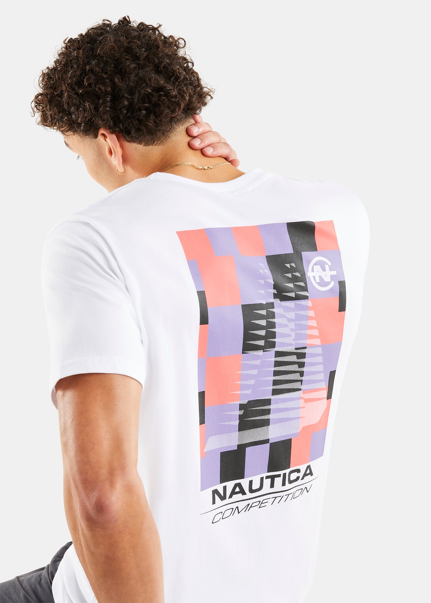 Nautica Competition Locker T-Shirt - White - Detail