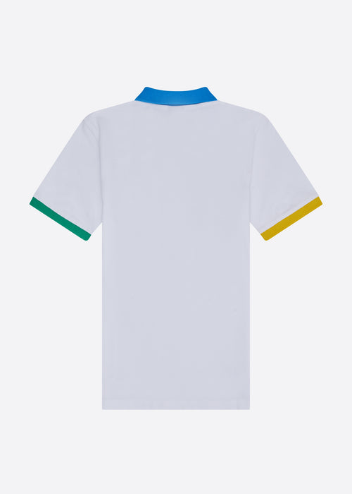 Nautica Junior Jacob Polo Shirt - White - Back