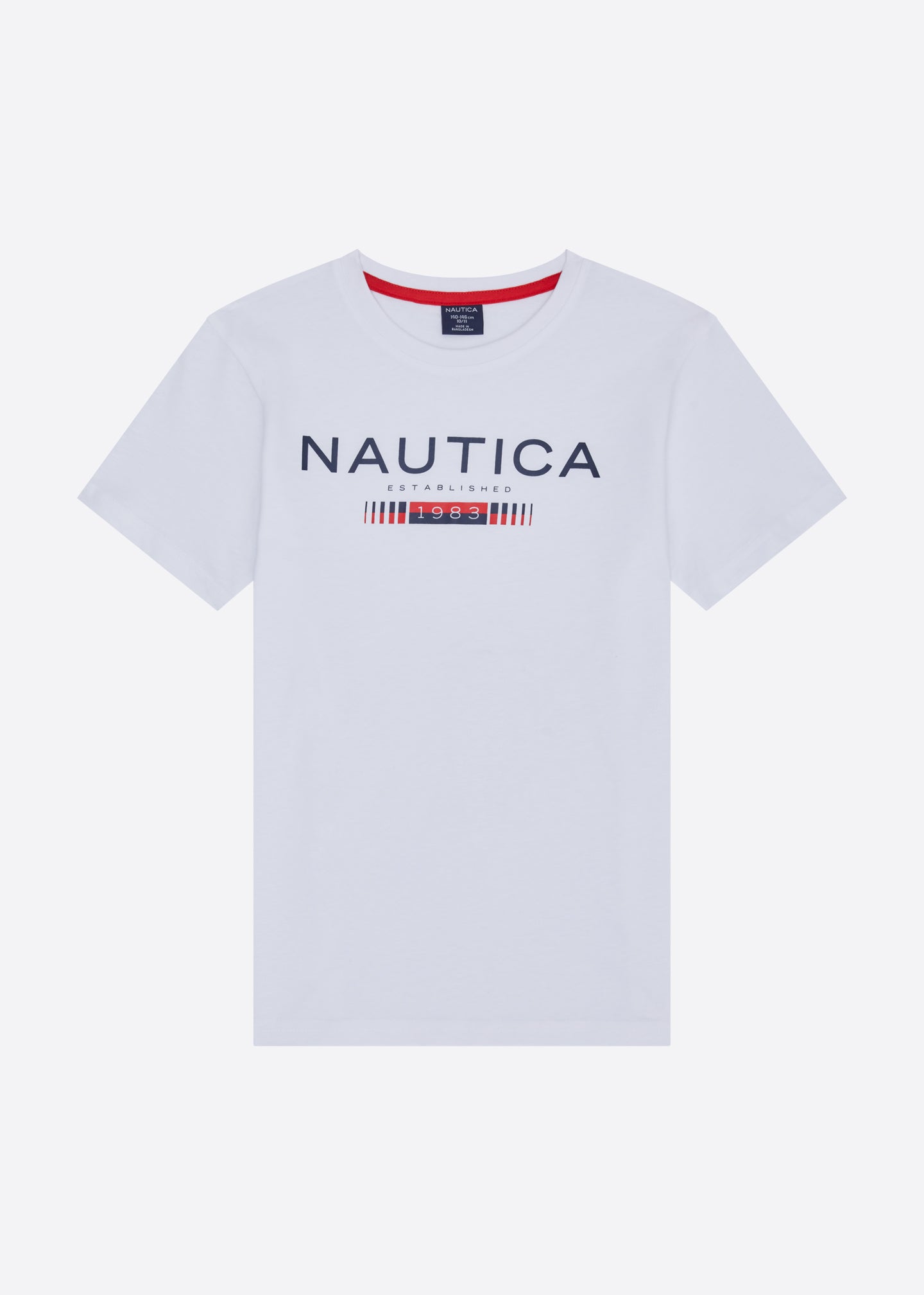 Nautica Junior Dallas T-Shirt - White - Front