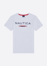 Load image into Gallery viewer, Nautica Junior Dallas T-Shirt - White - Front