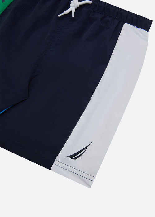 Nautica Junior Javon Swim Short - Blue - Detail