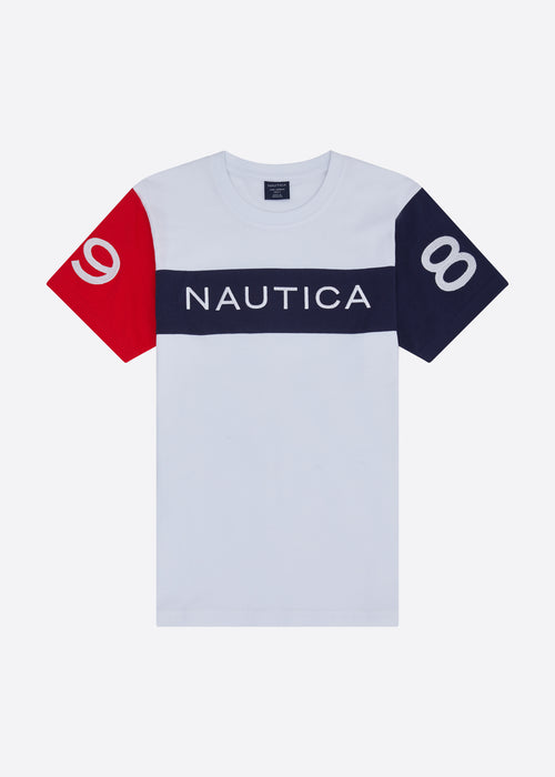 Nautica Junior Malik T-Shirt - White - Front