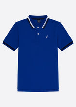 Load image into Gallery viewer, Nautica Ekiel Polo Shirt Junior - Cobalt - Front
