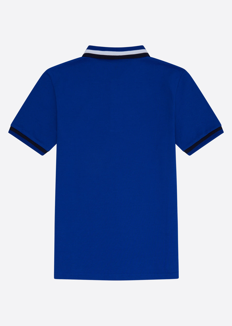 Ekiel Polo Shirt (Junior) - Cobalt