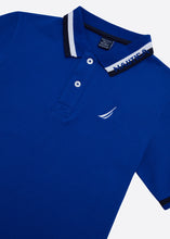 Load image into Gallery viewer, Nautica Ekiel Polo Shirt Junior - Cobalt - Detail