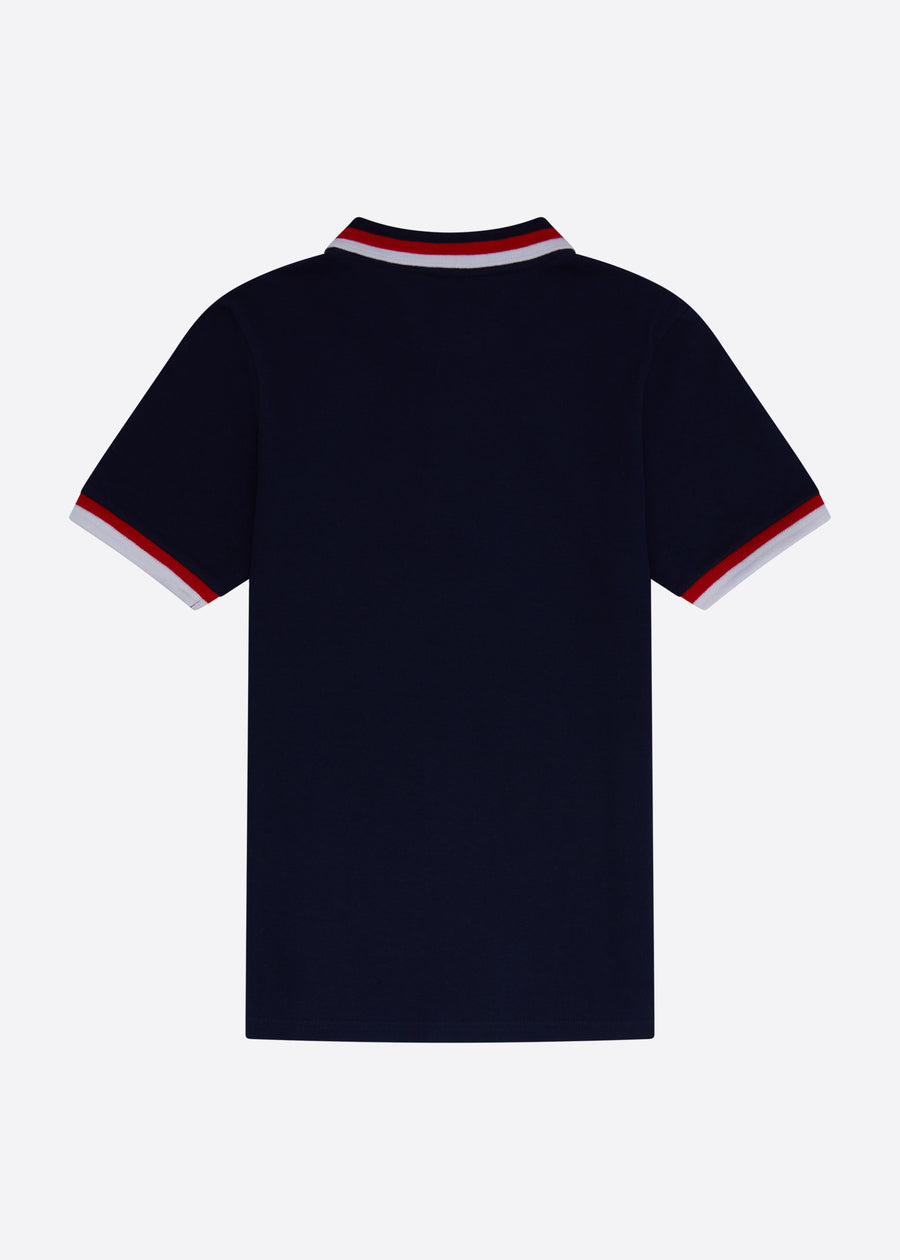 Ekiel Polo Shirt (Junior) - Dark Navy