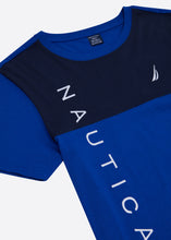 Load image into Gallery viewer, Nautica Farley T-Shirt Junior - Cobalt - Detail
