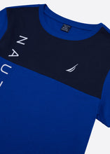 Load image into Gallery viewer, Nautica Farley T-Shirt Junior - Cobalt - Detail