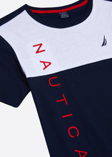 Load image into Gallery viewer, Nautica Farley T-Shirt Junior - Dark Navy - Detail