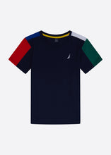 Load image into Gallery viewer, Nautica Filey T-Shirt Junior - Dark Navy - Front