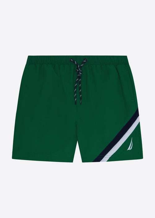 Nautica Gimley Swim Short Junior - Green - Front