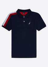 Load image into Gallery viewer, Nautica Hopper Polo Shirt Junior - Dark Navy - Front