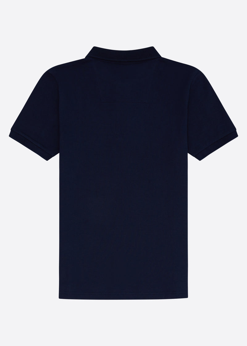 Nautica Hopper Polo Shirt Junior - Dark Navy - Back