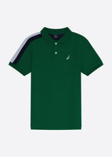 Load image into Gallery viewer, Nautica Hopper Polo Shirt Junior - Green - Front