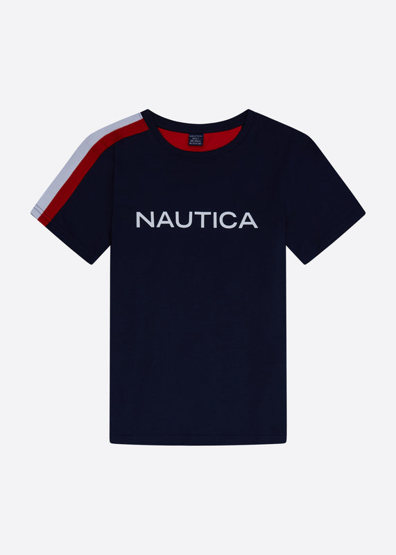 Nautica Humphrey T-Shirt Junior - Dark Navy - Front