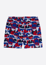 Load image into Gallery viewer, Montreal Swim Short Junior - True Red - Back