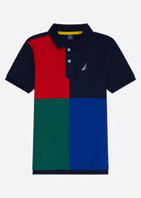 Load image into Gallery viewer, Nautica Kaspian Polo Shirt Junior - Multi - Front