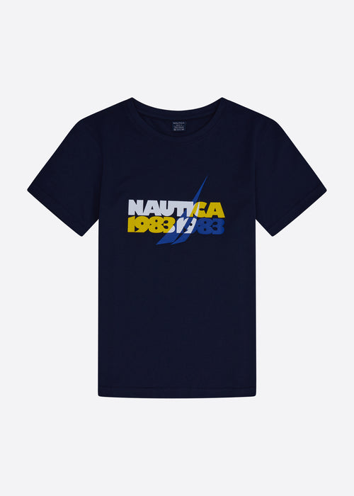 Nautica Nixon T-Shirt Junior - Dark Navy - Front