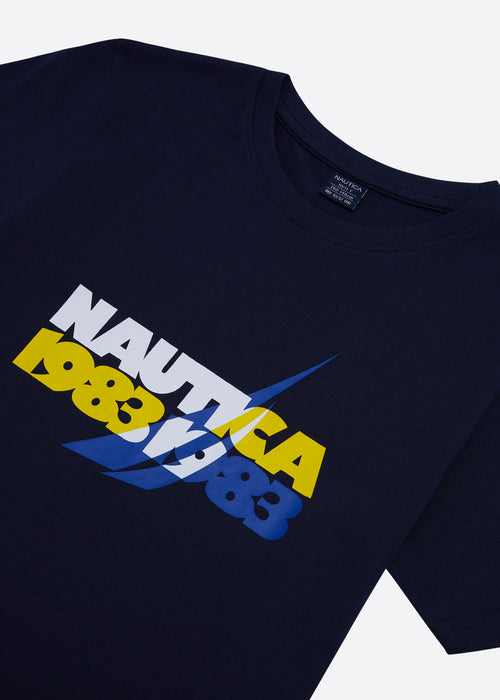 Nautica Nixon T-Shirt Junior - Dark Navy - Detail