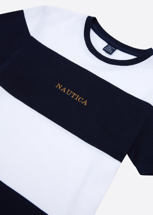 Nautica Porto T-Shirt Junior - White - Detail