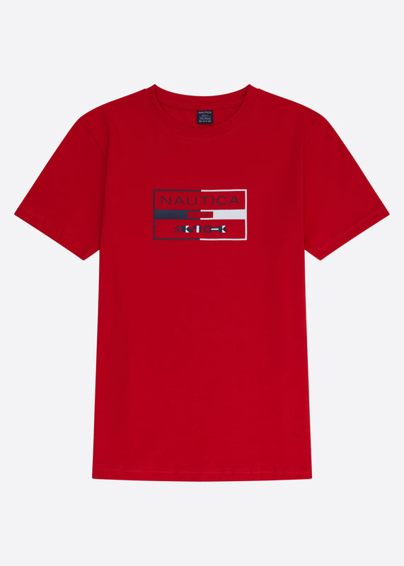 Nautica Alver T-Shirt Junior - True Red - Front