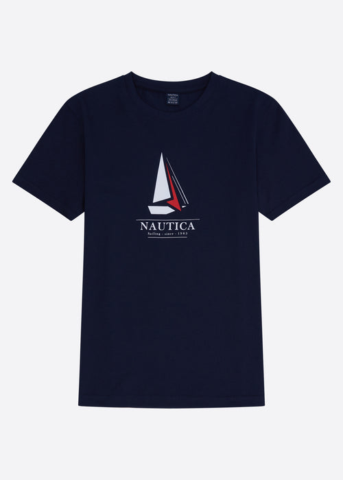 Nautica Elliot T-Shirt Junior - Dark Navy  - Front