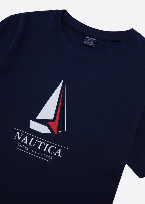 Nautica Elliot T-Shirt Junior - Dark Navy  - Detail