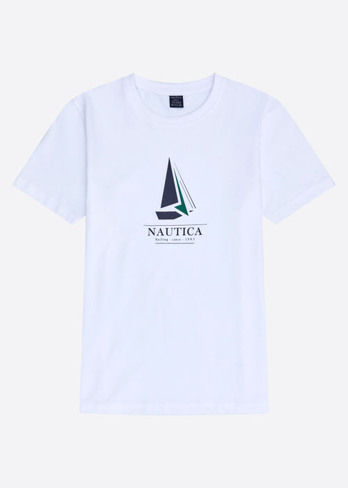 Nautica Elliot T-Shirt Junior - White - Front