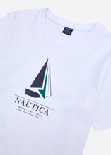 Load image into Gallery viewer, Nautica Elliot T-Shirt Junior - White - Detail