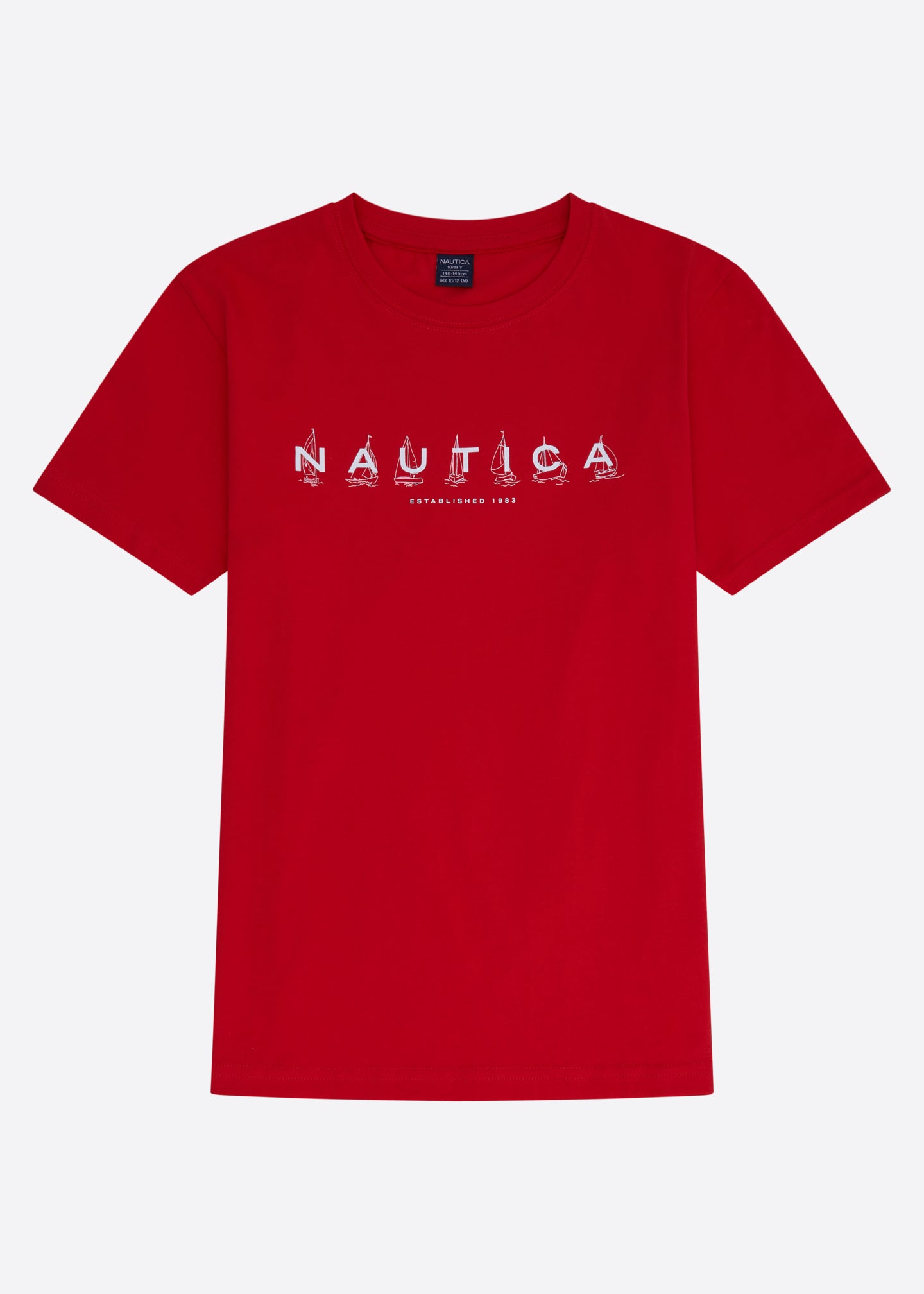 Nautica Kayden T-Shirt Junior - True Red - Front