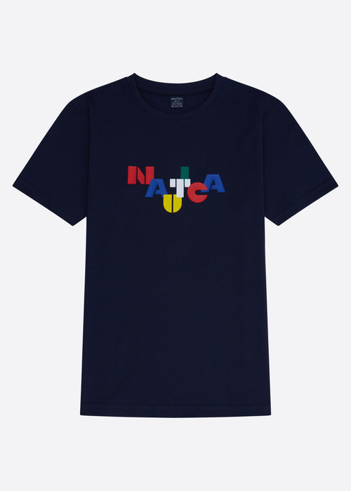 Nautica Lawley T-Shirt Junior - Dark Navy - Front