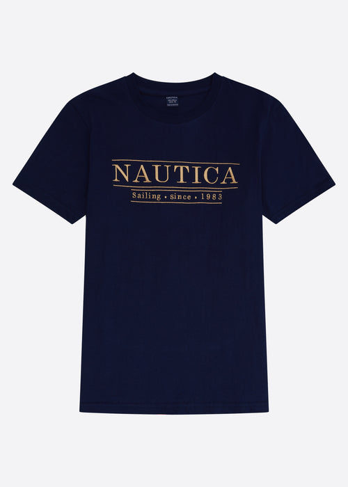 Nautica Heywood T-Shirt Junior  - Dark Navy - Front