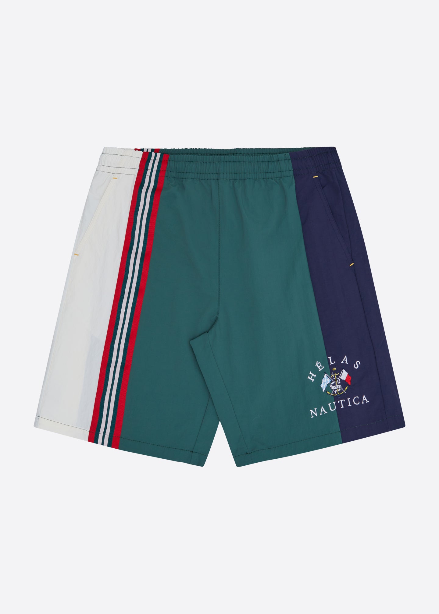 Nautica x Helas Yannick 8.5" Swim Short - Moss Green - Front