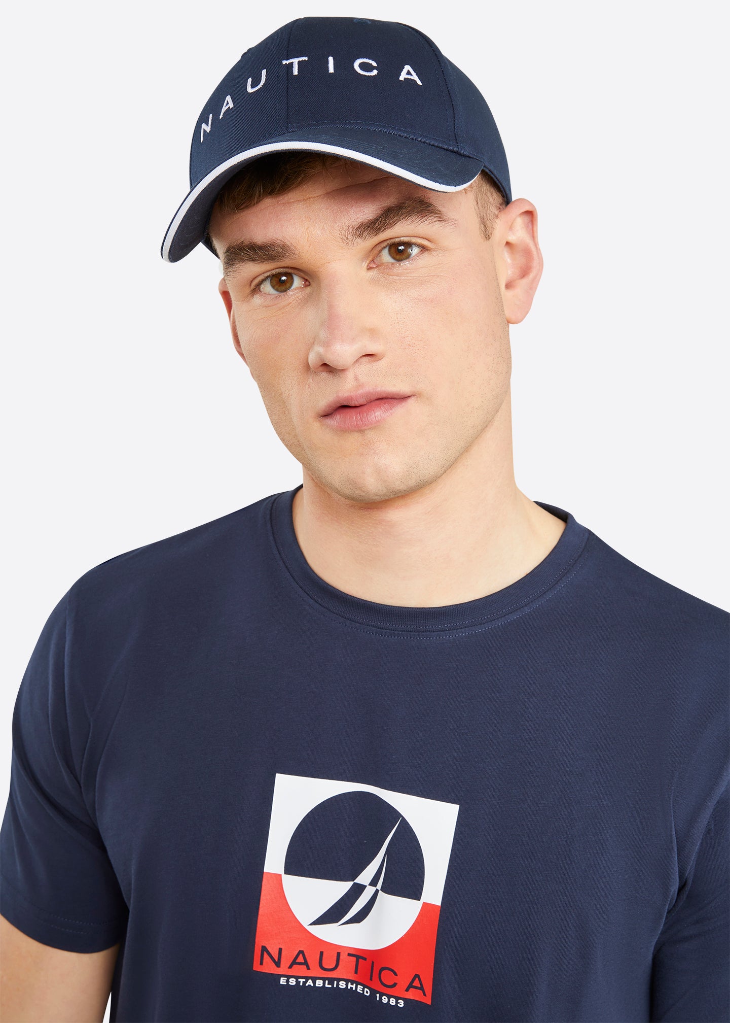 Nautica Robson Snapback Cap - Dark Navy