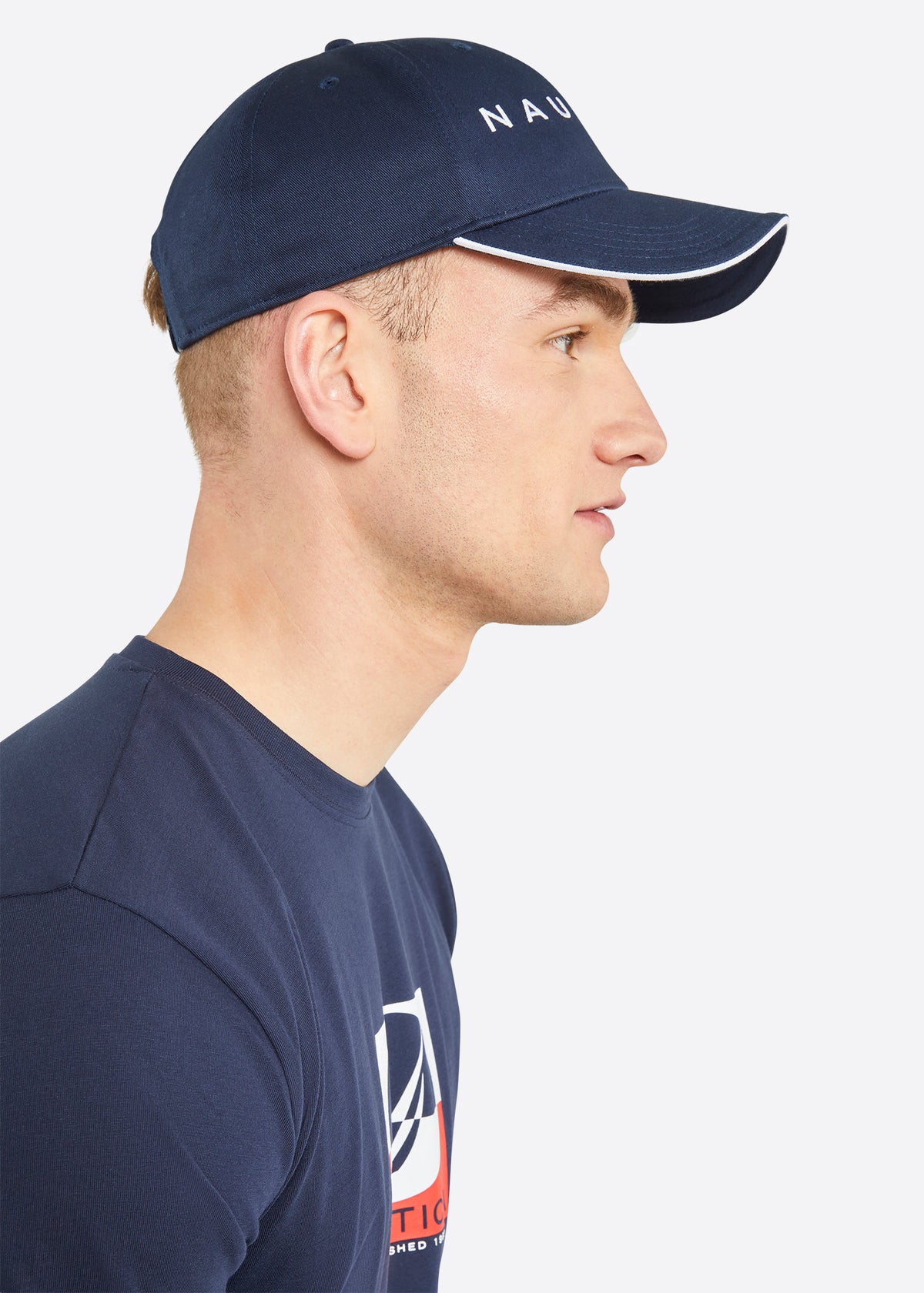 Nautica Robson Snapback Cap - Dark Navy