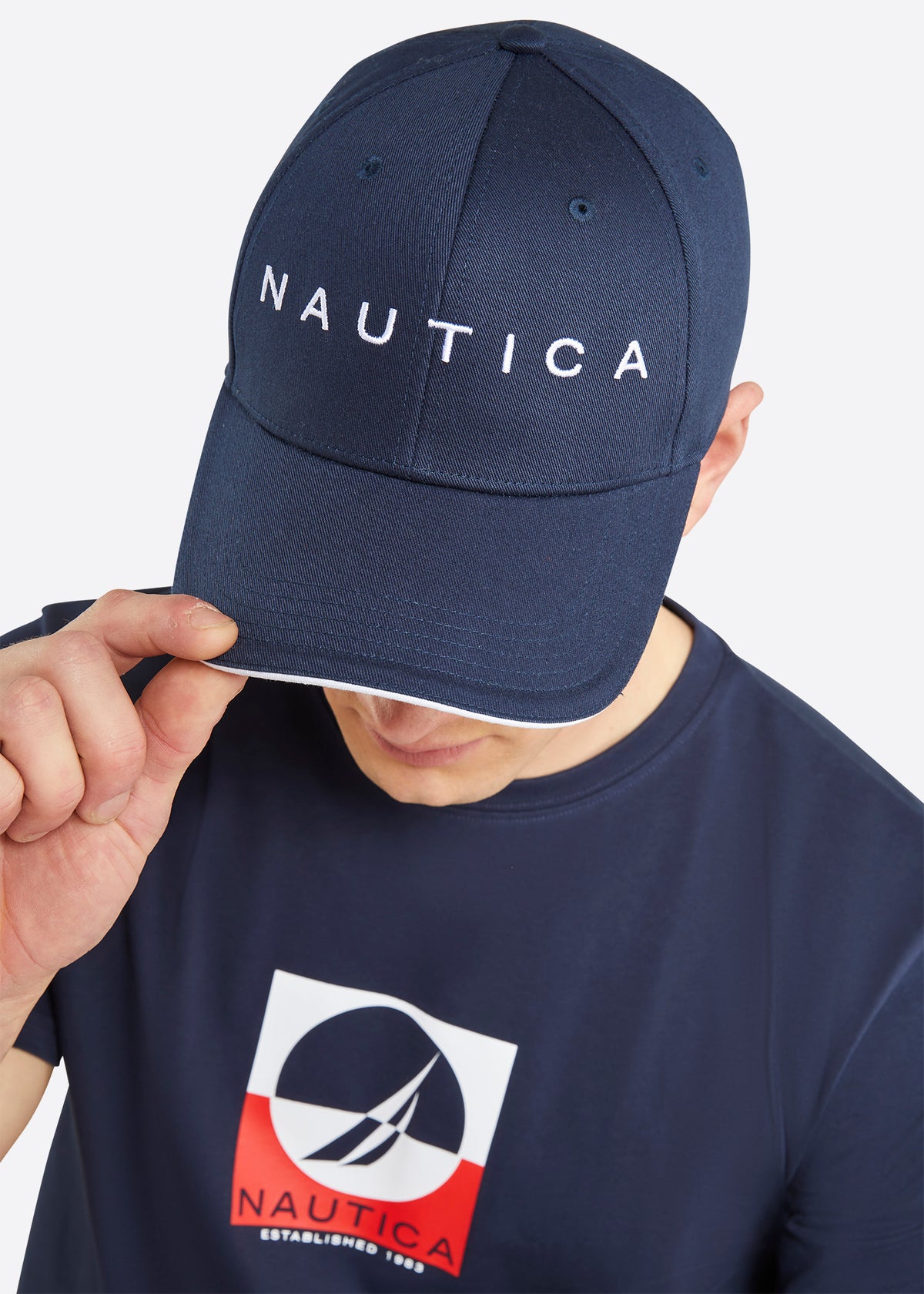 Nautica Robson Snapback Cap - Dark Navy