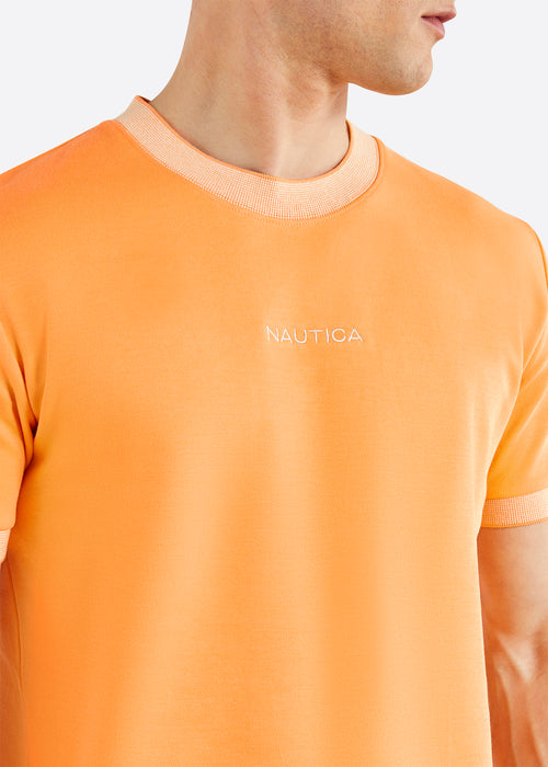 Nautica Cannon T-Shirt - Apricot - Detail