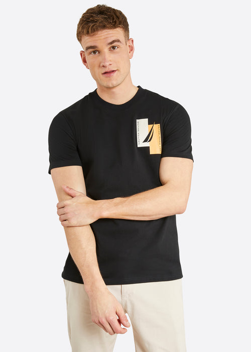 Nautica Niagara T-Shirt - Black - Front