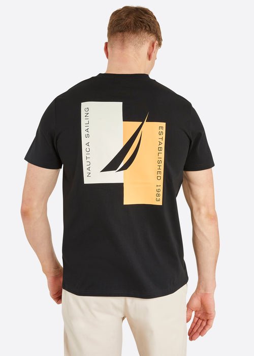 Nautica Niagara T-Shirt - Black - Back