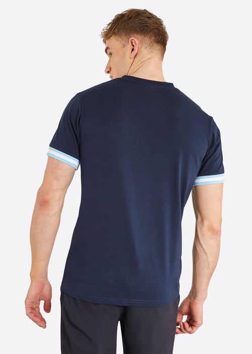 Nautica Powell T-Shirt - Dark Navy - Back