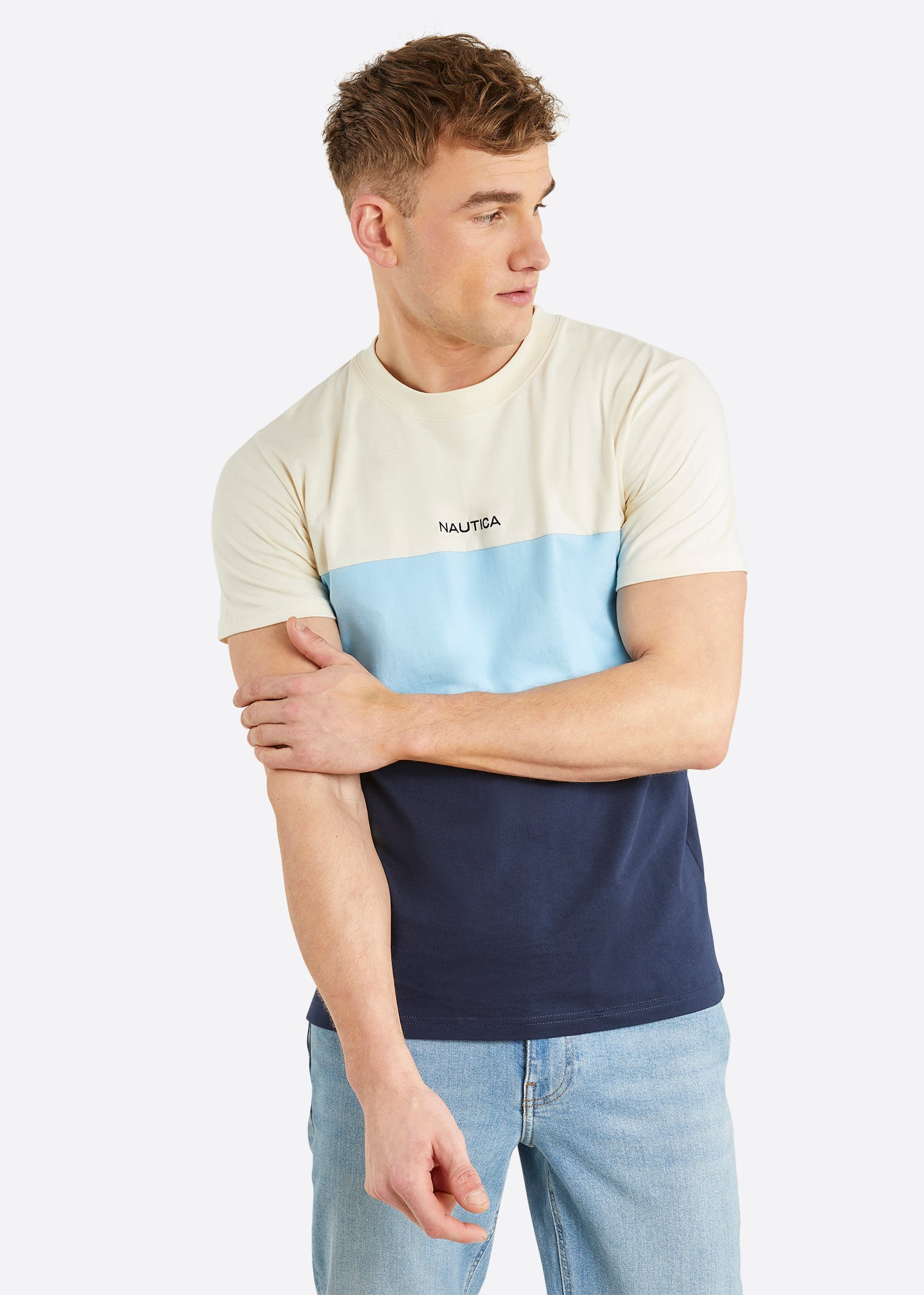 Nautica Simcoe T-Shirt - Ecru - Front