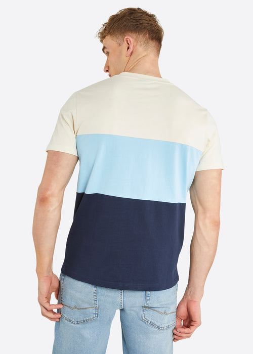 Nautica Simcoe T-Shirt - Ecru - Back