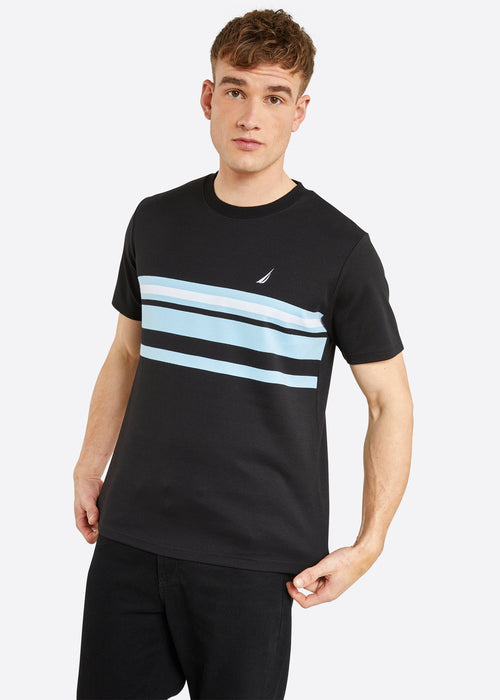 Nautica Stetson T-Shirt - Black - Front