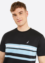 Load image into Gallery viewer, Nautica Stetson T-Shirt - Black - Detail
