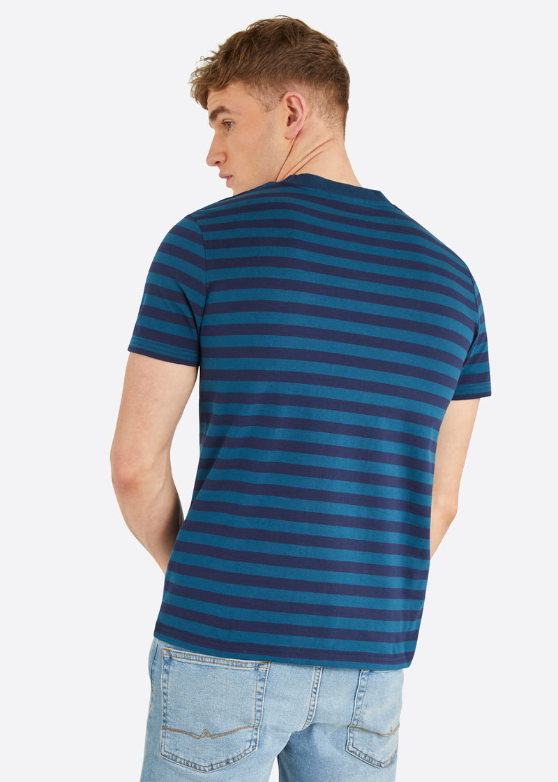 Nautica Stratford T-Shirt - Teal - Back