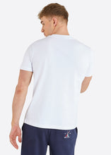 Load image into Gallery viewer, Nautica Columbus T-Shirt - White - Back