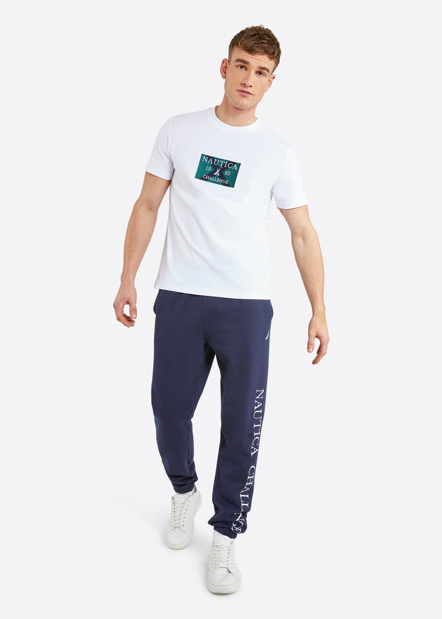 Nautica Columbus T-Shirt - White - Full Body