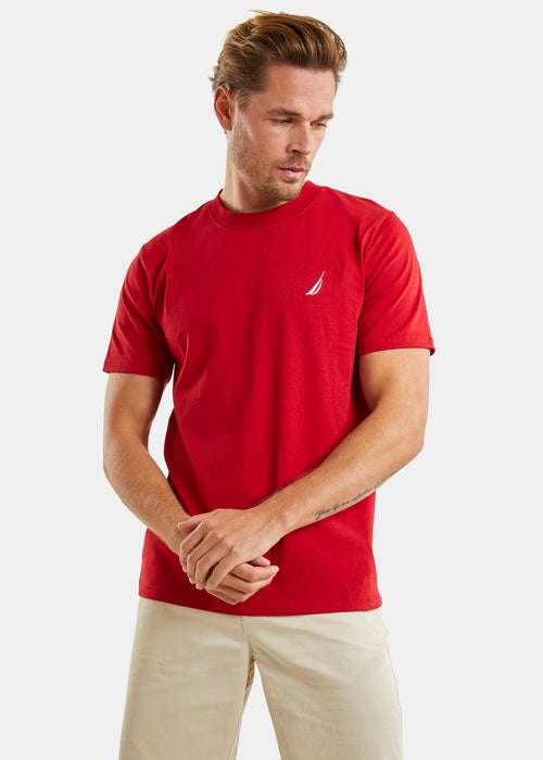 Nautica Manitoba T-Shirt - Crimson - Front